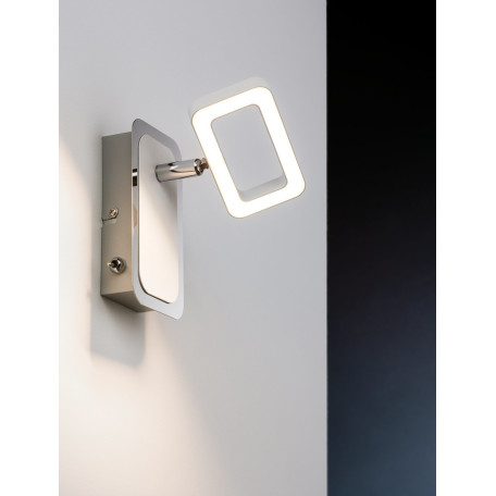 Настенный светодиодный светильник с регулировкой направления света Paulmann Frame 66638, LED 4,5W, металл, металл с пластиком - миниатюра 3