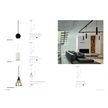 Светильник для трековой системы Nowodvorski Profile Workshop 9427, 1xE27x60W - миниатюра 2