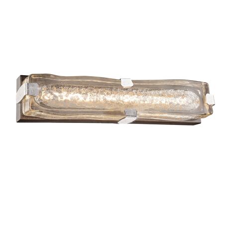 Настенный светодиодный светильник Favourite Massa 2085-1W, LED 14,4W, коричневый, серебро, металл, муранское стекло - миниатюра 1