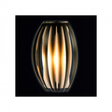 Настенный светильник Azzardo Elba AZ0092, 1xG9x20W, хром, коричневый, металл, пластик - миниатюра 3