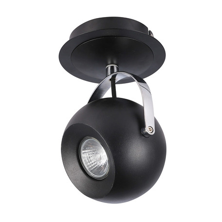 Подвесной светильник с регулировкой направления света Azzardo Gulia AZ0630, 1xGU10x50W, черный, металл, стекло