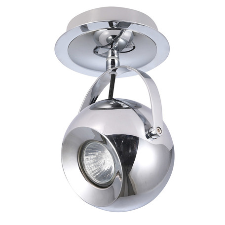 Подвесной светильник с регулировкой направления света Azzardo Gulia AZ0641, 1xGU10x50W, хром, металл, стекло