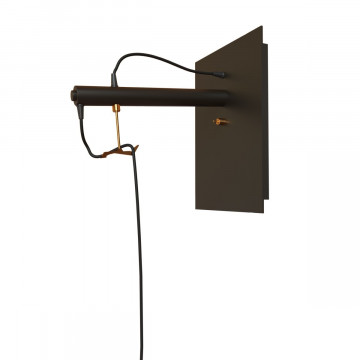 Настенный светильник Loft It Holder LOFT1154W, 1xE27x40W, черный с золотом, металл - миниатюра 2