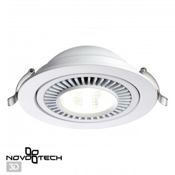 Встраиваемый светодиодный светильник Novotech Gesso 358817, LED 18W 4000K 1600lm - миниатюра 3