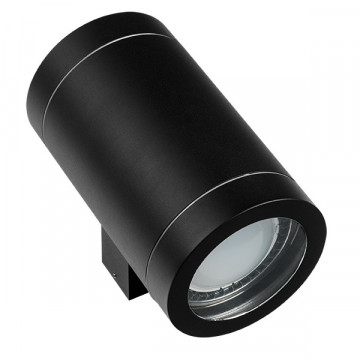 Настенный светильник Lightstar Paro 351617, IP65, 2xAR111x20W, черный, металл
