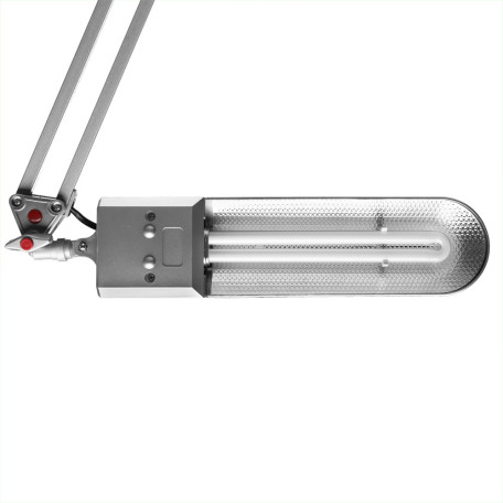Настольная лампа Arte Lamp Desk A5810LT-1SI, 1xG23x11W, серебро, пластик - миниатюра 3