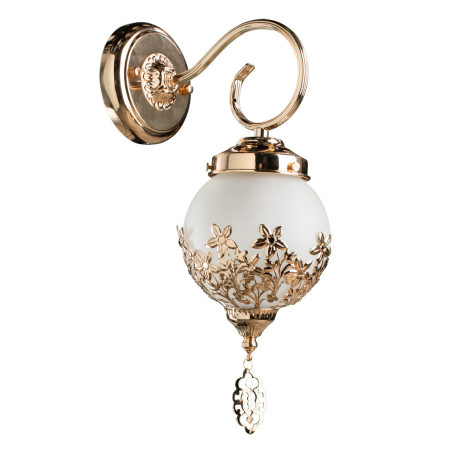 Бра Arte Lamp Moroccana A4552AP-1GO, 1xE27x60W, золото, металл, стекло - миниатюра 1