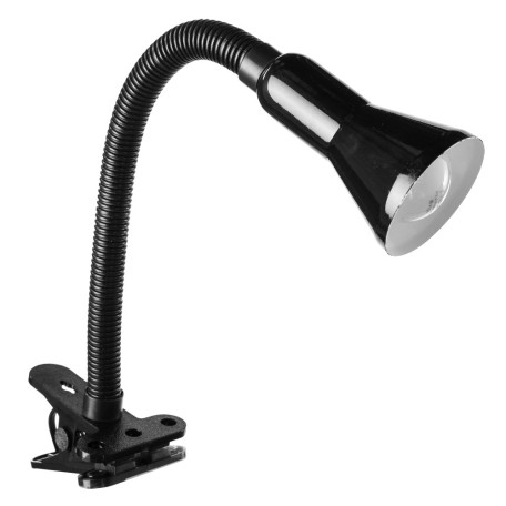 Светильник на прищепке Arte Lamp Cord A1210LT-1BK, 1xE14x40W, черный, пластик, металл