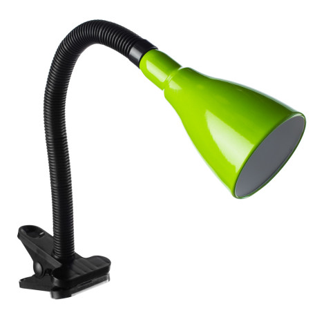 Светильник на прищепке Arte Lamp Cord A1210LT-1GR, 1xE14x40W, черный, зеленый, пластик, металл