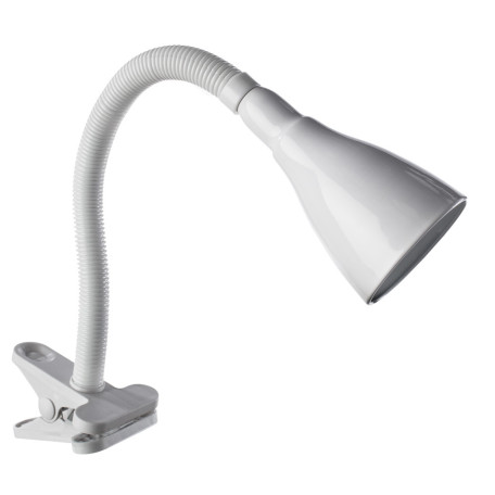 Светильник на прищепке Arte Lamp Cord A1210LT-1WH, 1xE14x40W, белый, пластик, металл