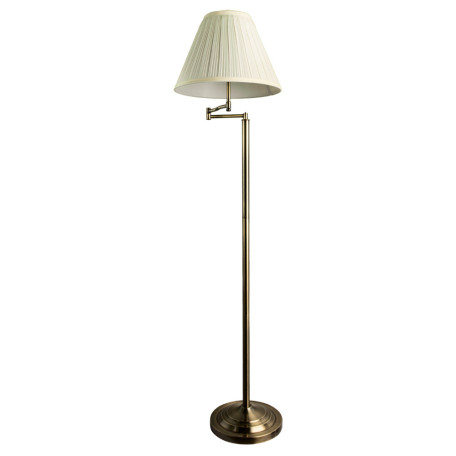 Торшер Arte Lamp California A2872PN-1AB, 1xE27x100W, бронза, бежевый, металл, текстиль - миниатюра 1