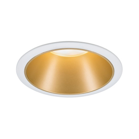 Встраиваемый светодиодный светильник Paulmann Coin 3StepDim 93405, IP44, LED 6,5W, матовое золото, металл