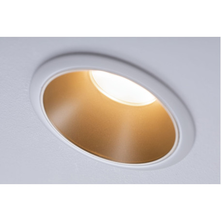 Встраиваемый светодиодный светильник Paulmann Coin 3StepDim 93405, IP44, LED 6,5W, матовое золото, металл - миниатюра 8