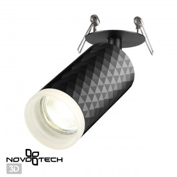 Встраиваемый светильник с регулировкой направления света Novotech SPOT 370851, 1xGU10x9W - миниатюра 2