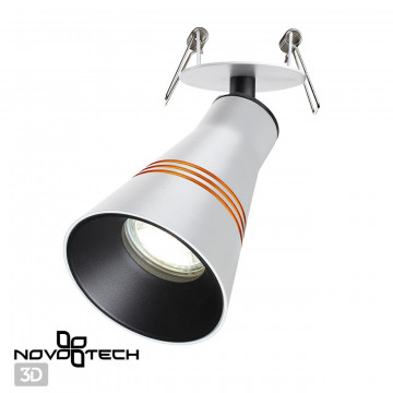 Встраиваемый светильник с регулировкой направления света Novotech SPOT 370854, 1xGU10x9W - миниатюра 2
