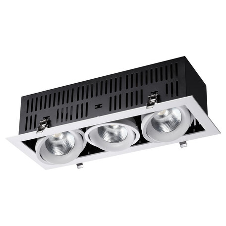 Встраиваемый светодиодный светильник Novotech Spot Gesso 358442, LED 72W 4000K 6480lm, белый, металл